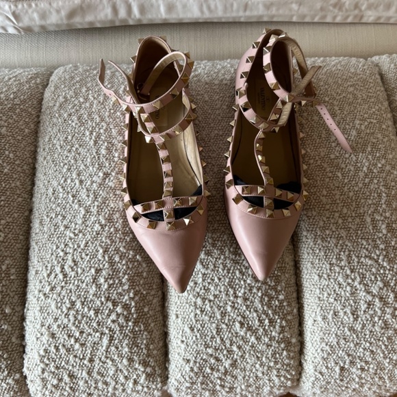 Valentino Garavani Rockstud.  Ballerina flats - Picture 2 of 2